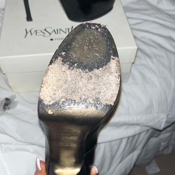 AUTHENTIC YSL TRIBUTE PLATFORM HEELS - Picture 3 of 5